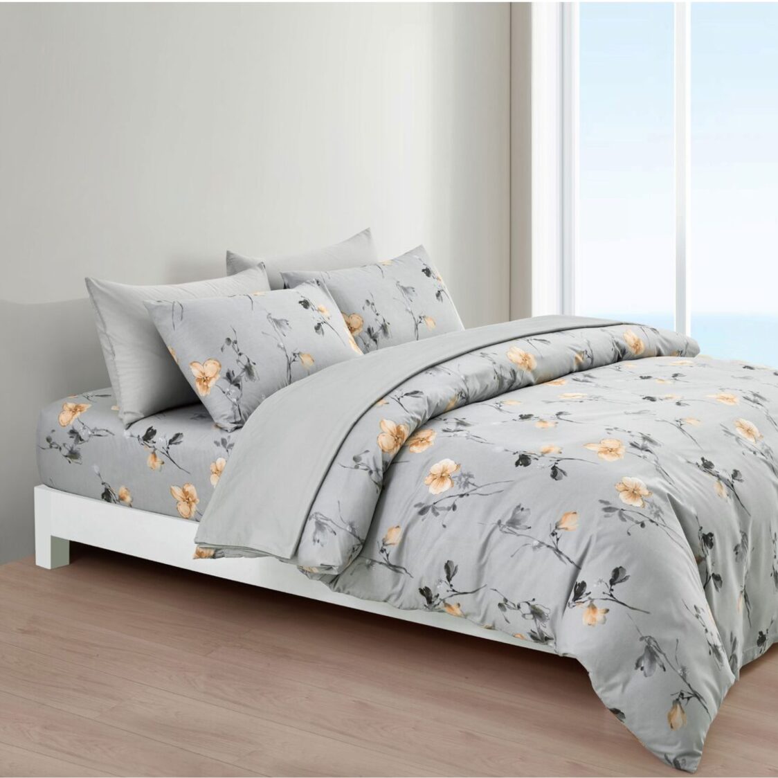 Ekohome Domus Printed 932 Fitted Sheet - Metro Singapore Departmental Store - Celebrating 69 Years in SG