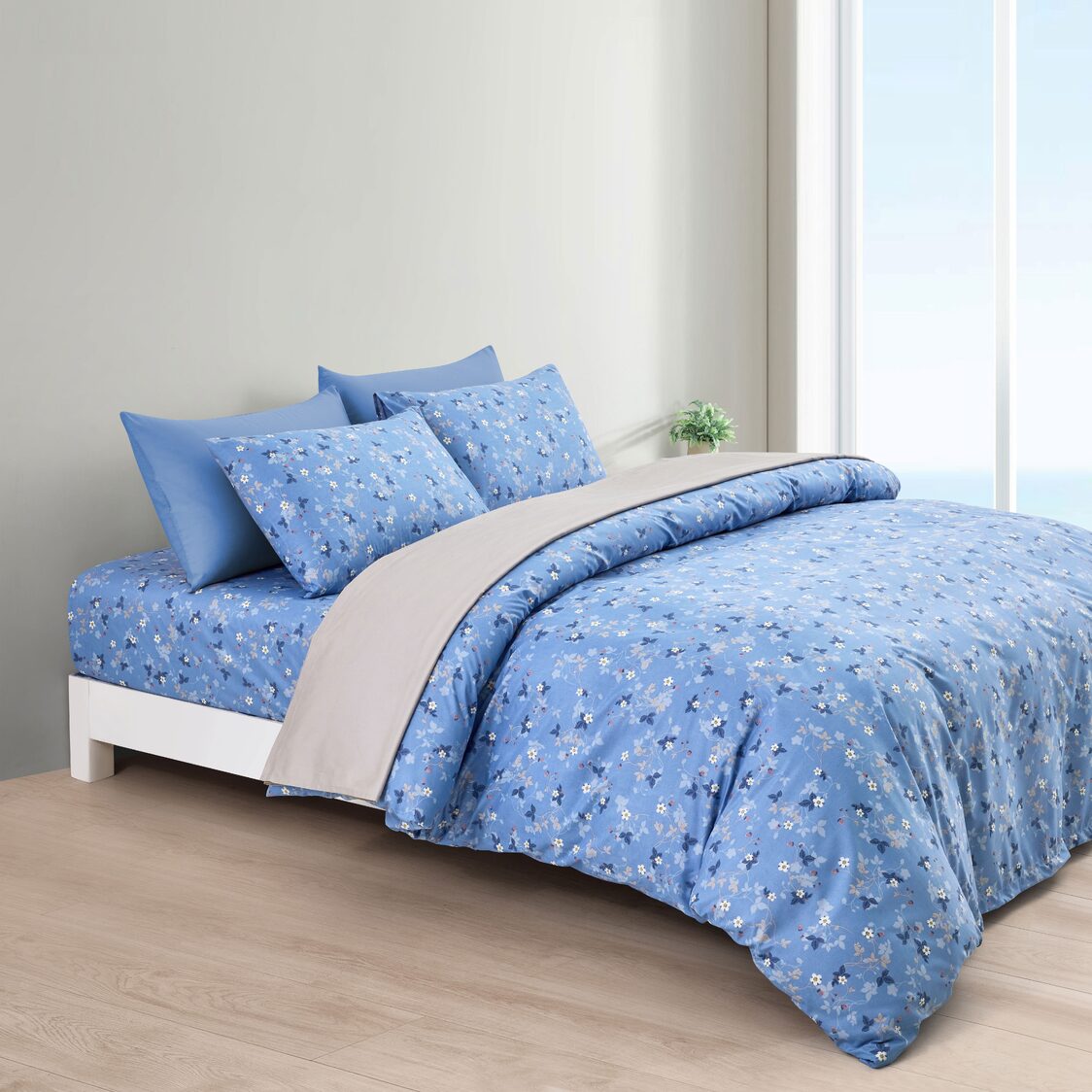 Ekohome Domus Printed 934 Fitted Sheet - Metro Singapore Departmental Store - Celebrating 69 Years in SG