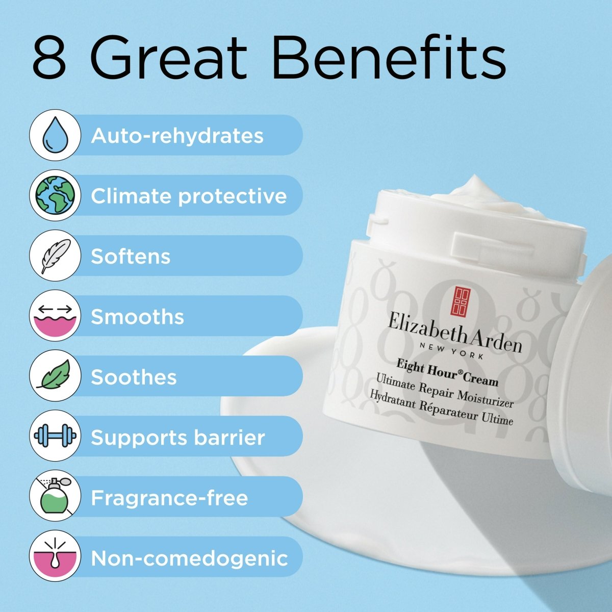 Elizabeth Arden Eight Hour® Cream Ultimate Repair Moisturizer - Metro Singapore Departmental Store - Celebrating 69 Years in SG