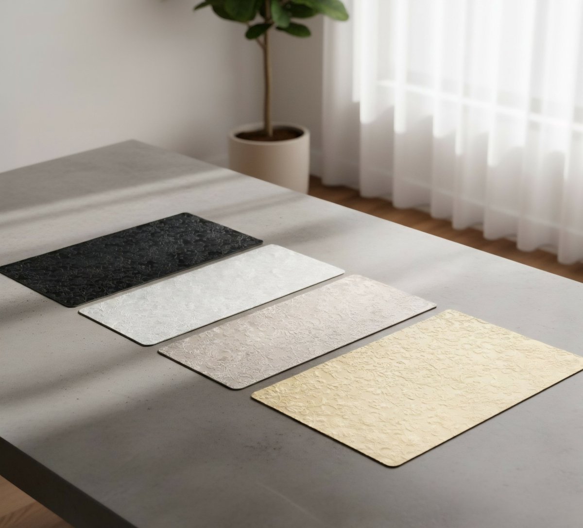 EMBER Placemat | Embossed PU - 30 x 45 cm - Metro Singapore Departmental Store - Celebrating 69 Years in SG