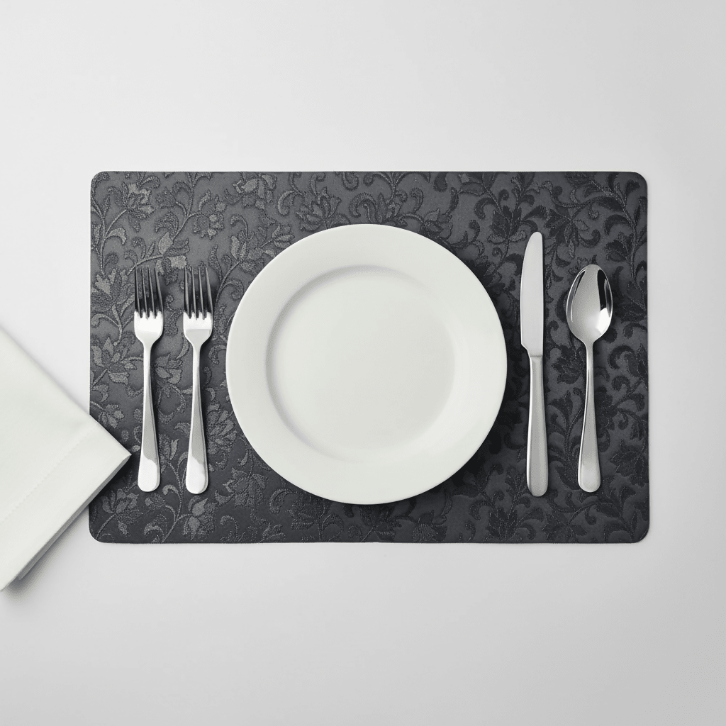 EMBER Placemat | Embossed PU - 30 x 45 cm - Metro Singapore Departmental Store - Celebrating 69 Years in SG