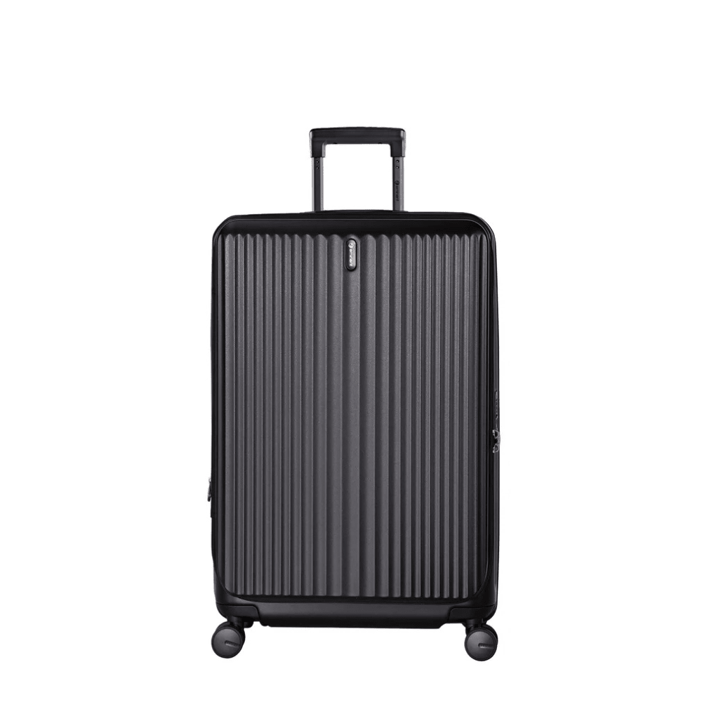 Eminent Alfred KK50 - 1 Flat - Top Opening Expandable Trolley Case - Black - Metro Singapore Departmental Store - Celebrating 69 Years in SG