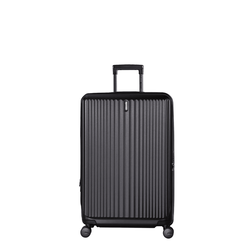 Eminent Alfred KK50 - 1 Flat - Top Opening Expandable Trolley Case - Black - Metro Singapore Departmental Store - Celebrating 69 Years in SG