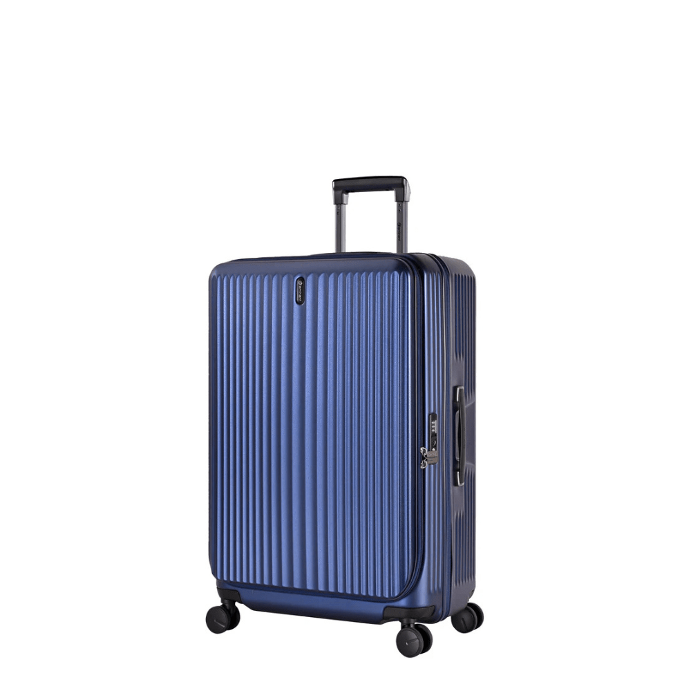 Eminent Alfred KK50 - 1 Flat - Top Opening Expandable Trolley Case - Dark Blue - Metro Singapore Departmental Store - Celebrating 69 Years in SG