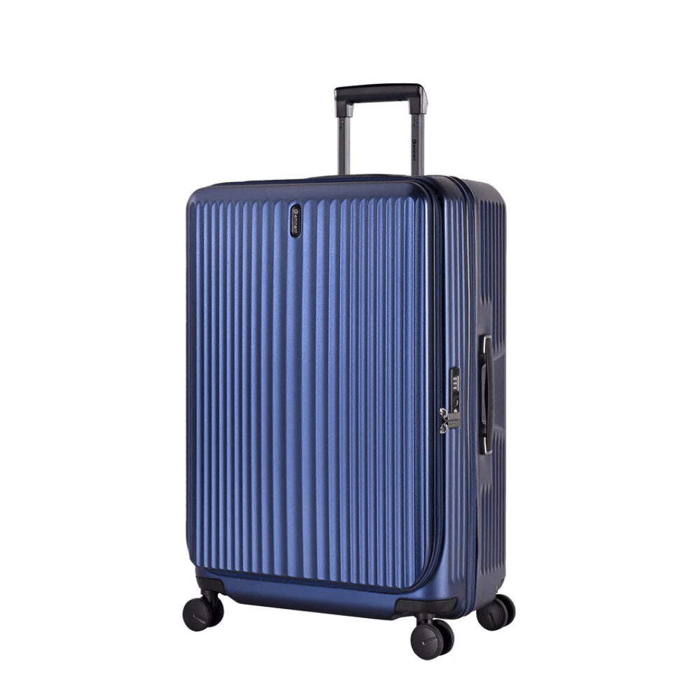 Eminent Alfred KK50 - 1 Flat - Top Opening Expandable Trolley Case - Dark Blue - Metro Singapore Departmental Store - Celebrating 69 Years in SG