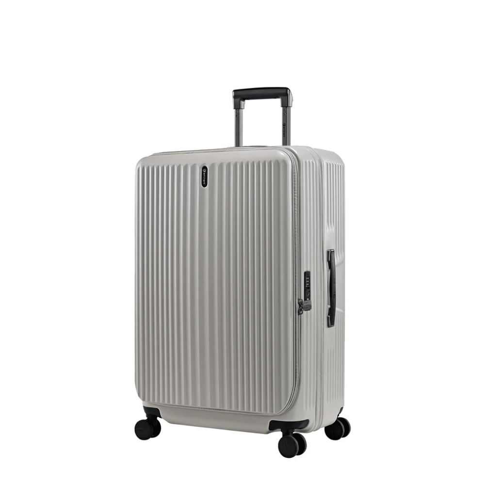 Eminent Alfred KK50 - 1 Flat - Top Opening Expandable Trolley Case - Dove Grey - Metro Singapore Departmental Store - Celebrating 69 Years in SG