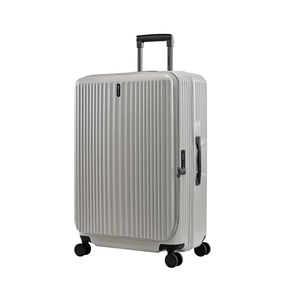 Eminent Alfred KK50 - 1 Flat - Top Opening Expandable Trolley Case - Dove Grey - Metro Singapore Departmental Store - Celebrating 69 Years in SG