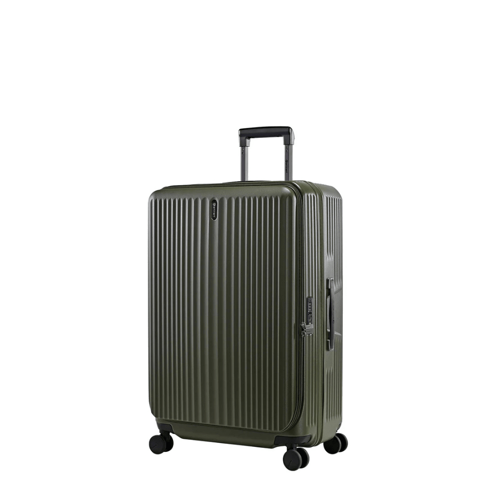Eminent Alfred KK50 - 1 Flat - Top Opening Expandable Trolley Case - Olive Green - Metro Singapore Departmental Store - Celebrating 69 Years in SG