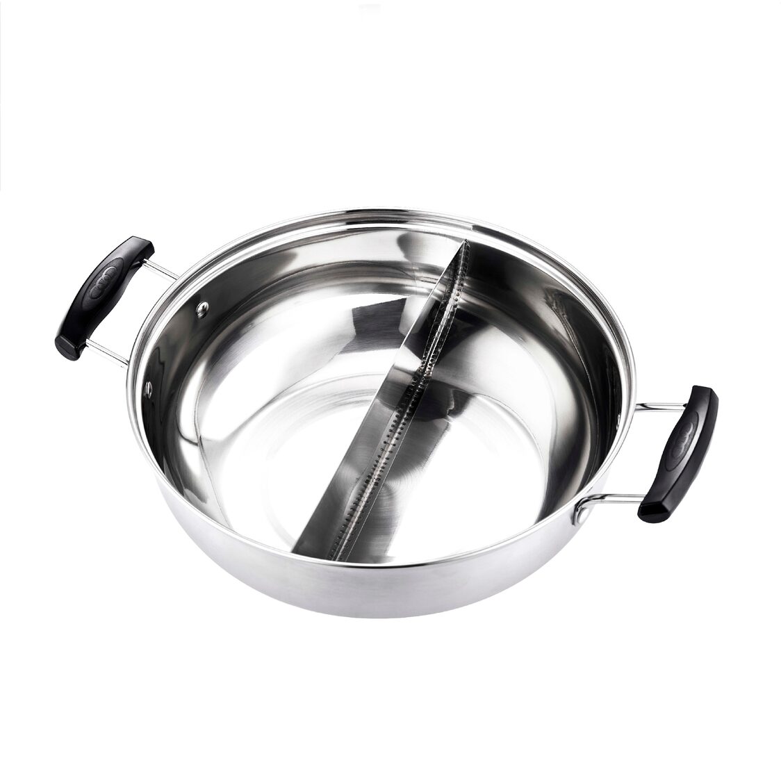 Endo 30cm Stainless Steel "Yuan Yang" Steamboat (E - SB30 - 2) - Metro Singapore Departmental Store - Celebrating 69 Years in SG