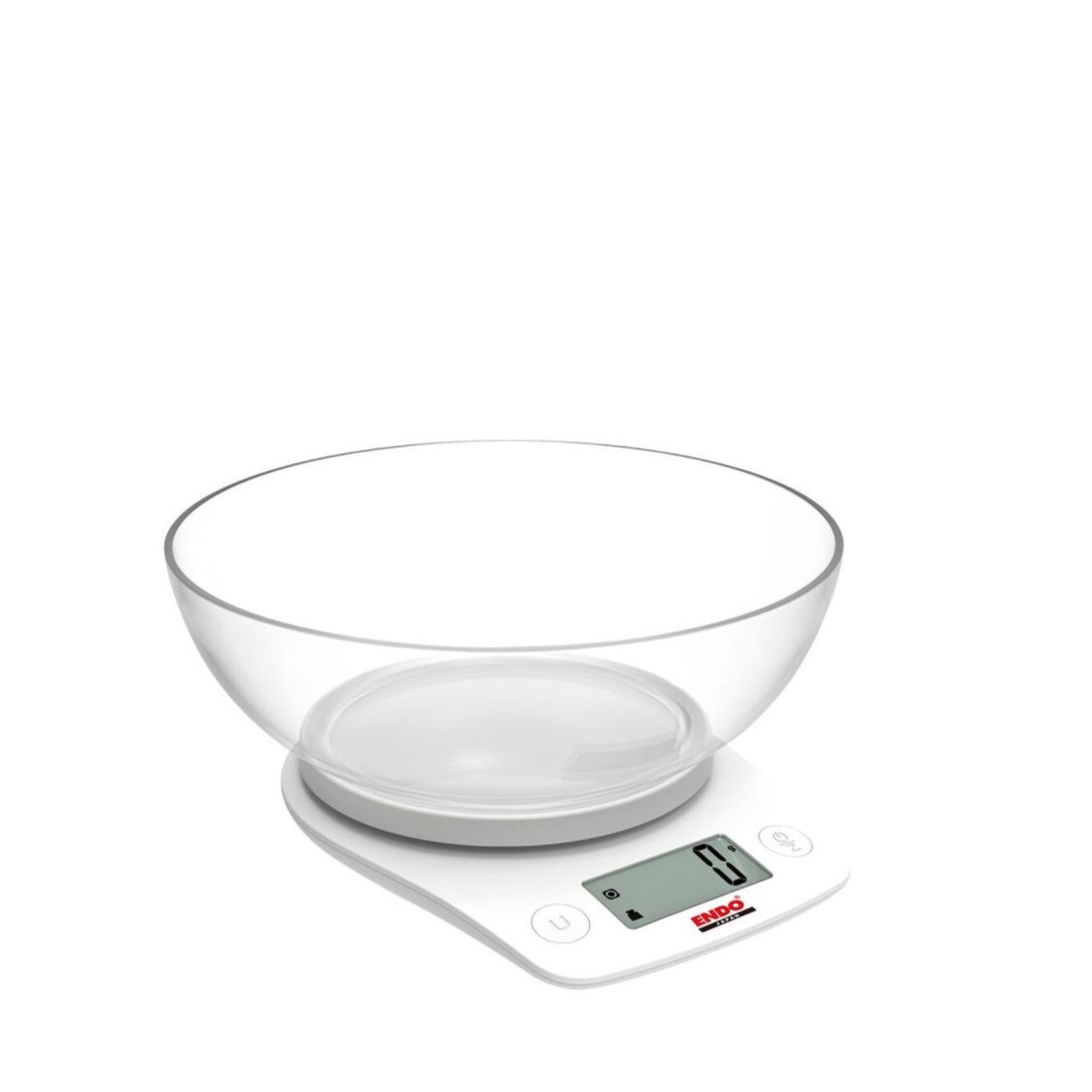 Endo Digital Kitchen Scale With Holder - White (E - DKS3320) - Metro Singapore Departmental Store - Celebrating 69 Years in SG