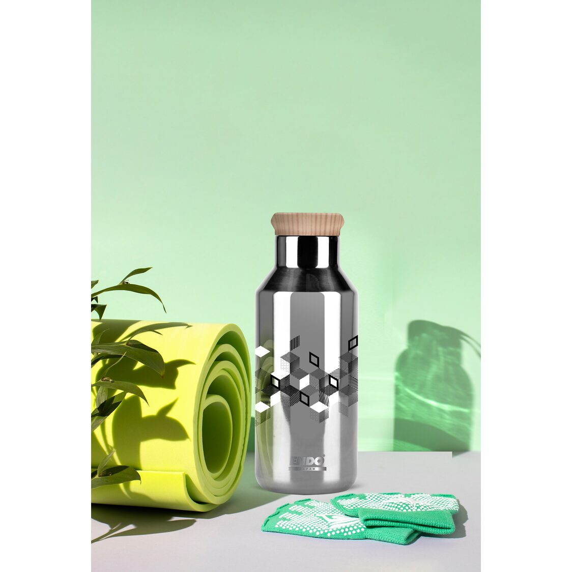 Endo Double Stainless Steel Thermal Bottle 500ml (CX - 5128) - Metro Singapore Departmental Store - Celebrating 69 Years in SG