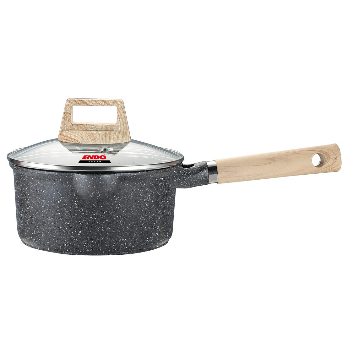 Endo Ganseki 18cm I.H. Saucepan (E - GSK - 18SP) - Metro Singapore Departmental Store - Celebrating 69 Years in SG