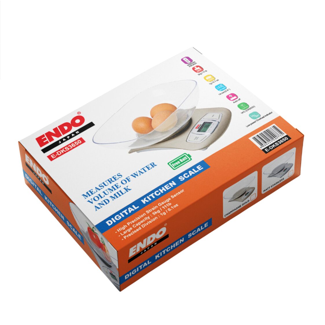 Endo High Precision Digital Kitchen Scale - Metro Singapore Departmental Store - Celebrating 69 Years in SG