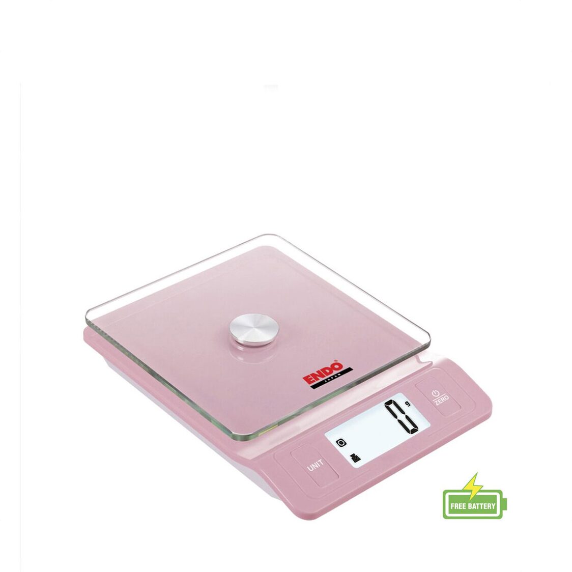Endo High Precision Digital Kitchen Scale - Pink (E - DKS5460 PINK) - Metro Singapore Departmental Store - Celebrating 69 Years in SG