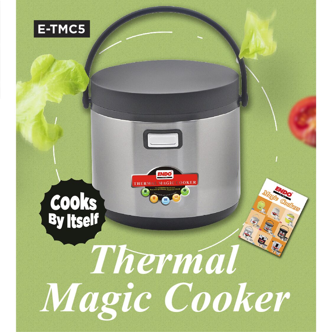 Endo Thermal Magic Cooker 5L (E - TMC5 - N) - Metro Singapore Departmental Store - Celebrating 69 Years in SG
