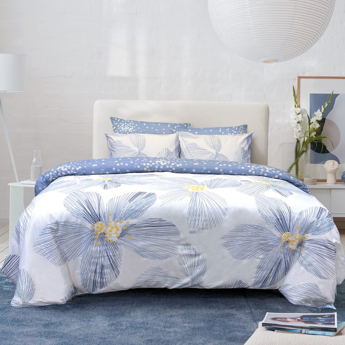 Esprit Home 100% Cotton Luster Sateen Bed Set – White Mallow - Metro Singapore Departmental Store - Celebrating 69 Years in SG