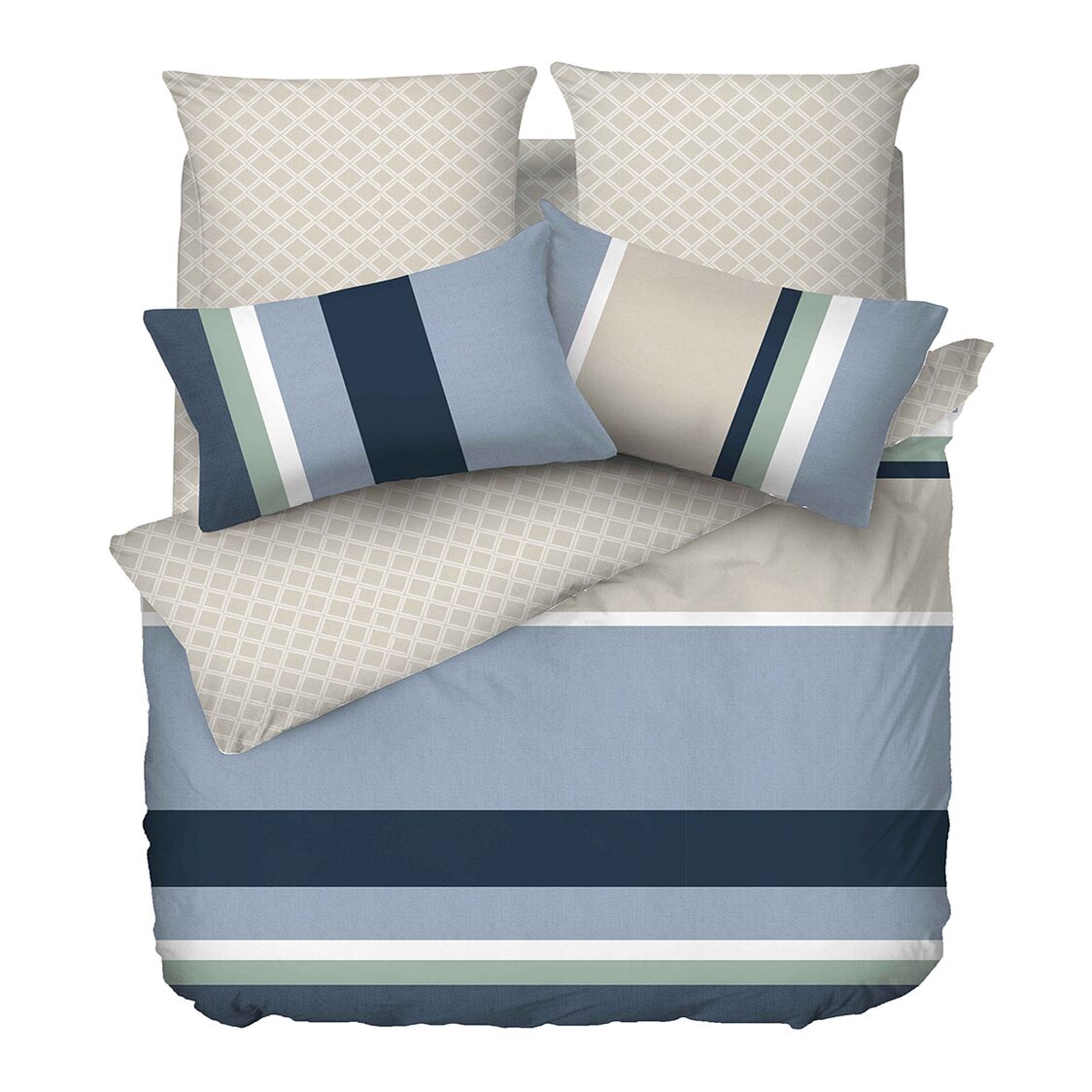 Esprit Home 100% Cotton Luster Sateen Fitted Sheet – Karst - Metro Singapore Departmental Store - Celebrating 69 Years in SG