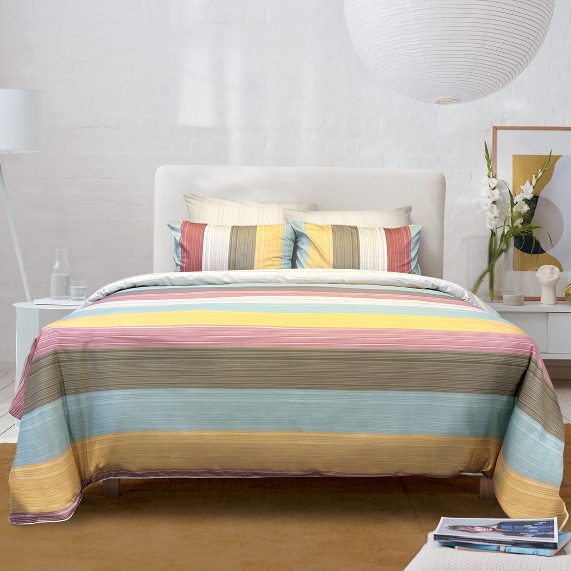 Esprit Home 100% Cotton Luster Sateen Fitted Sheet/Bed Set – Breccia - Metro Singapore Departmental Store - Celebrating 69 Years in SG
