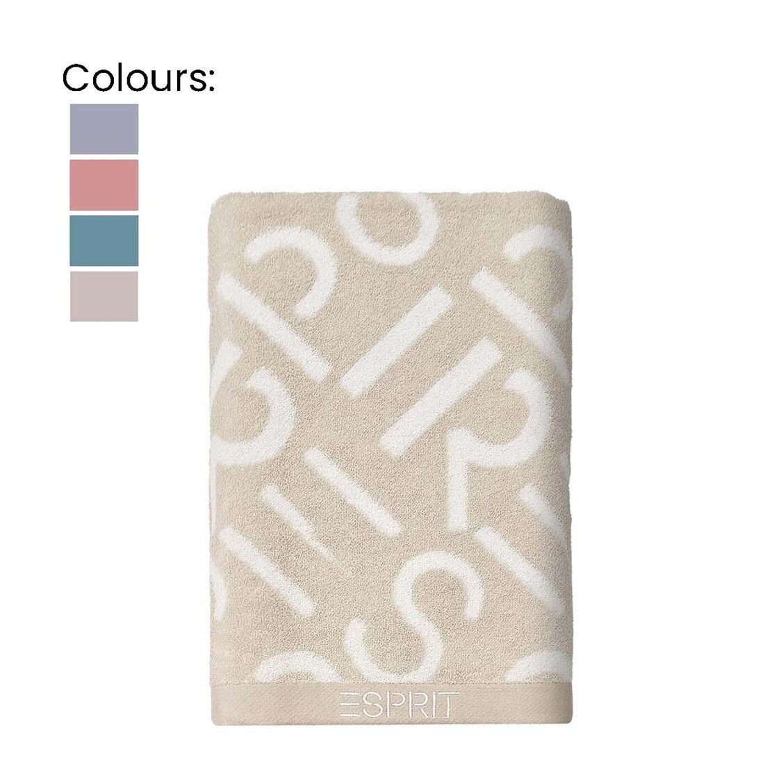 Esprit Logo Bath Towel - Metro Singapore Departmental Store - Celebrating 69 Years in SG