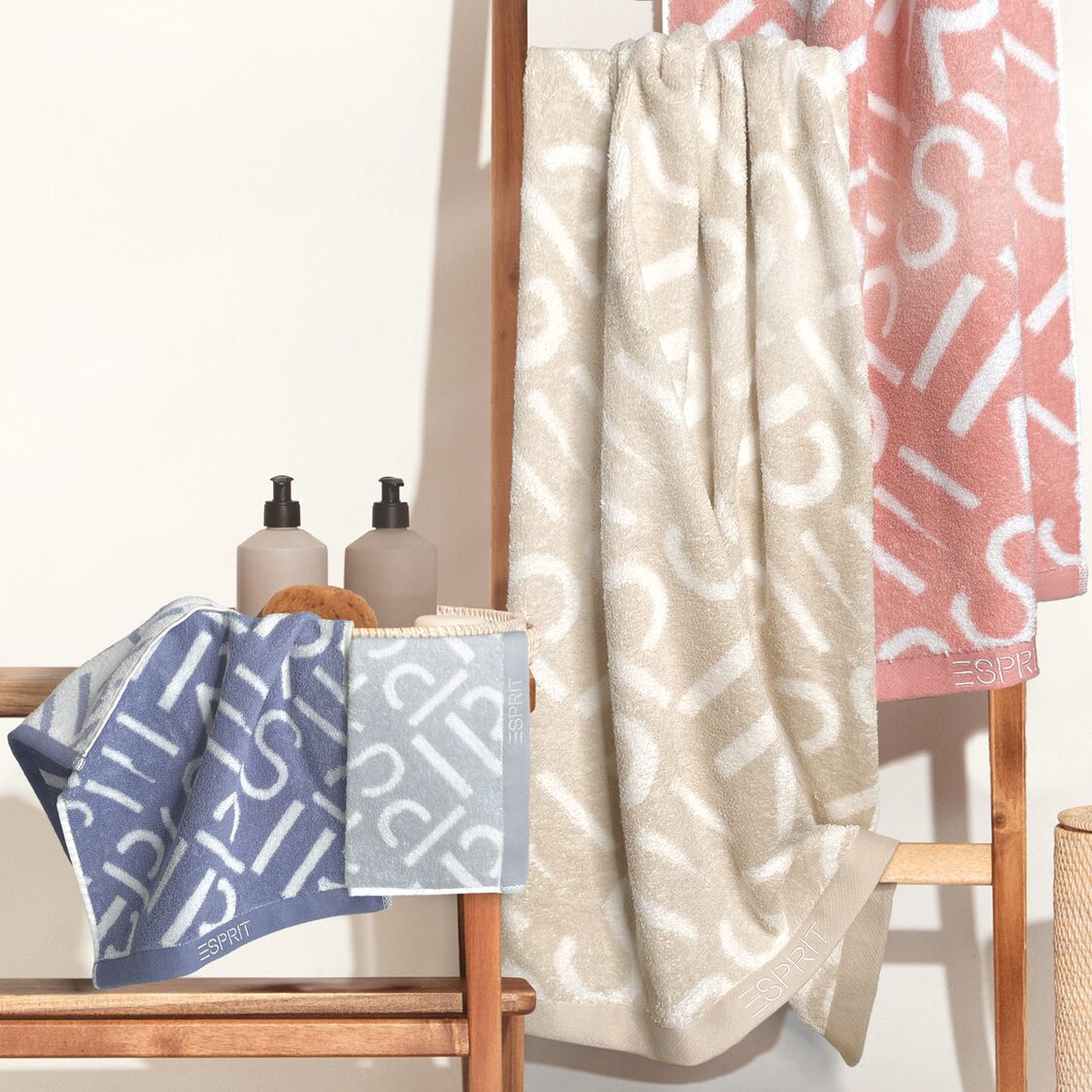 Esprit Logo Bath Towel - Metro Singapore Departmental Store - Celebrating 69 Years in SG