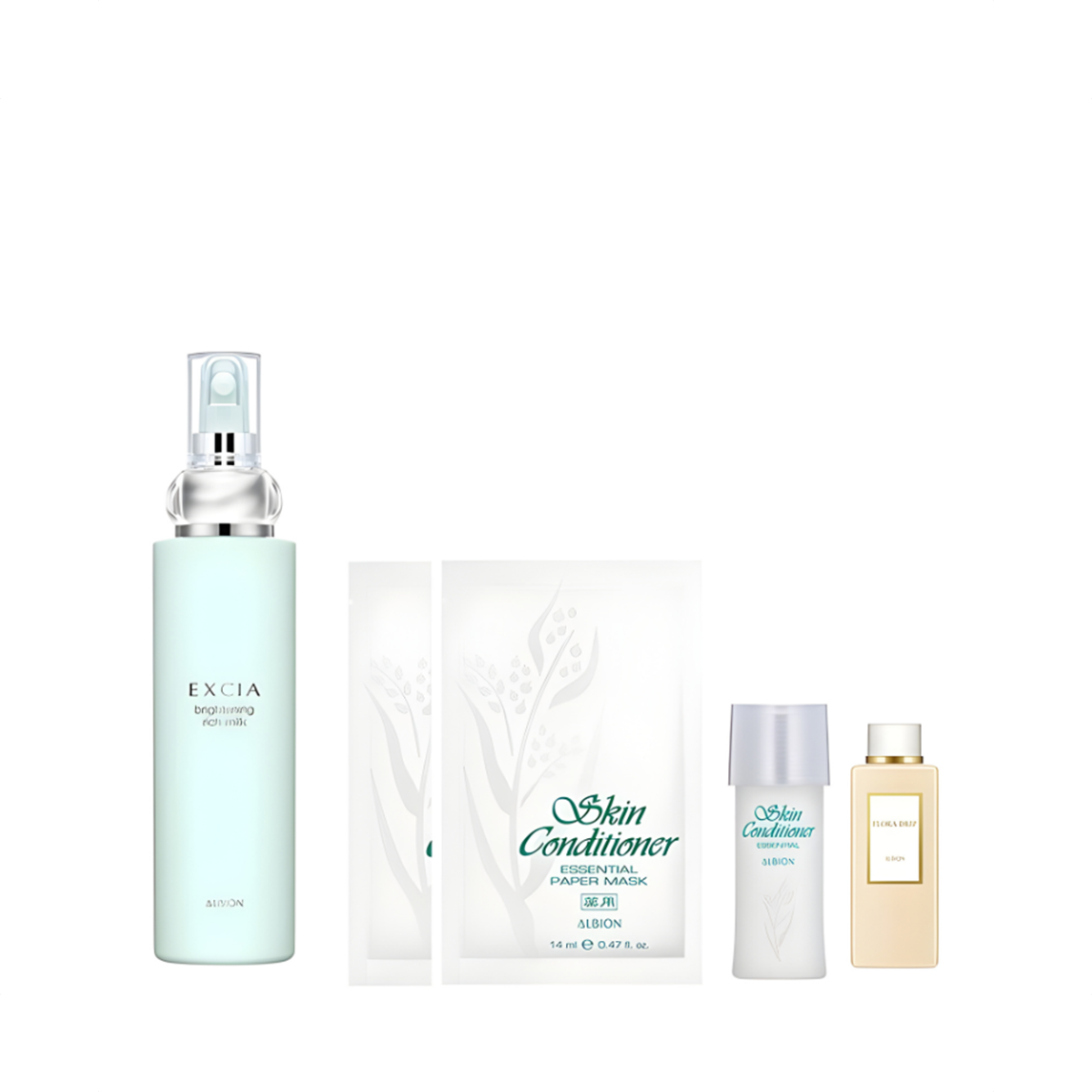 Albion Excia Brightening Rich Milk 200g Set (Worth $243)