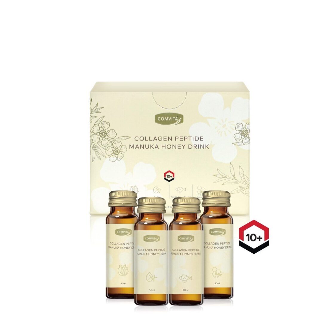 Comvita Peptide Manuka Honey Drink, 8 bottles
