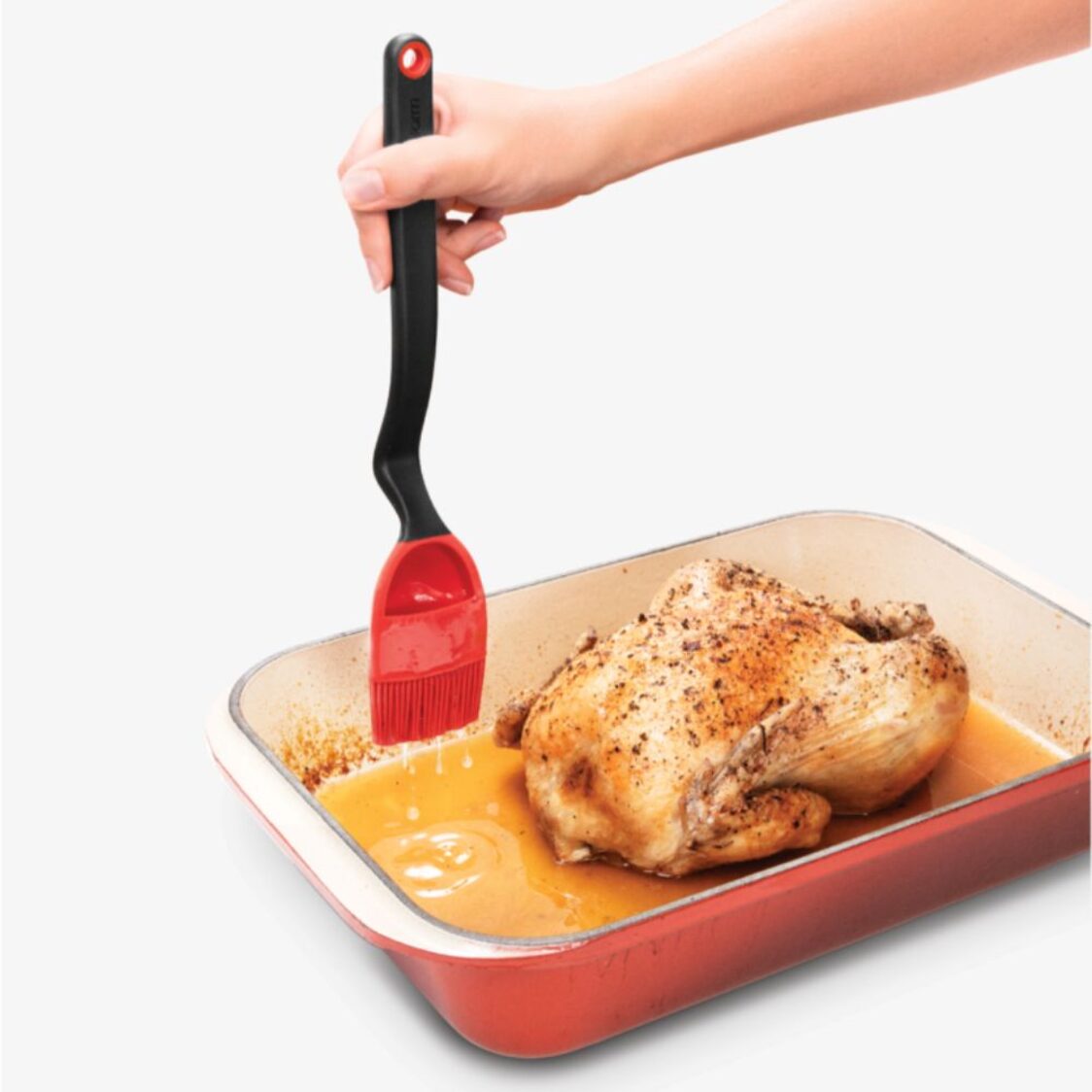 Dreamfarm Nylon/Silicone Basting Brush Red Brizzle