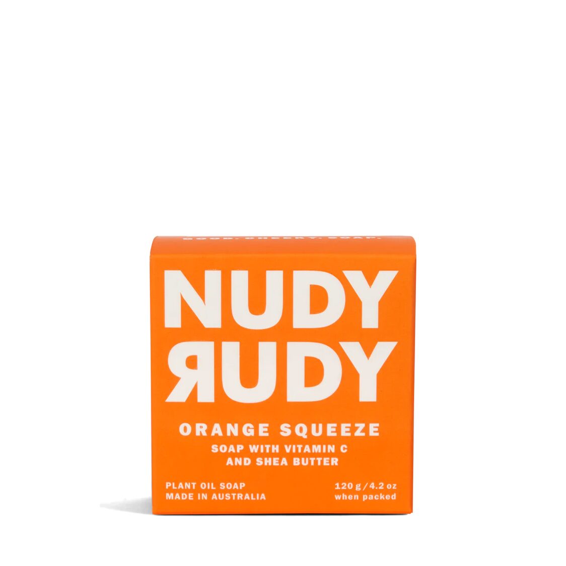 Nudy Rudy Orange Squeeze Soap Bar 150g