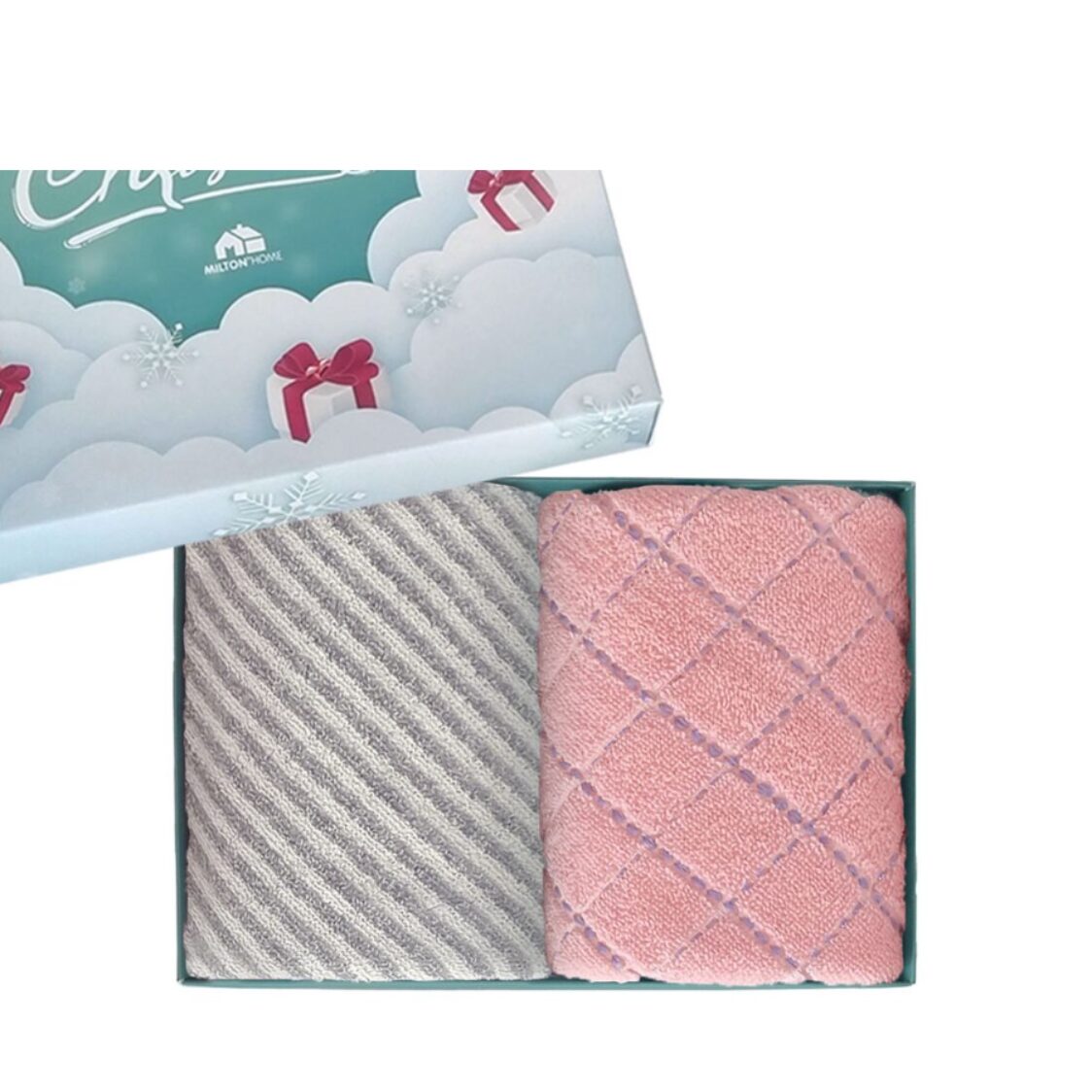 Milton Home Crochet Towel Check