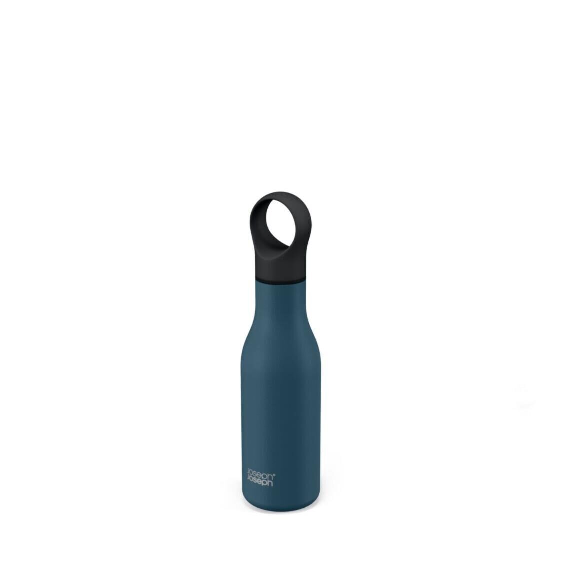Joseph Joseph Loop 500ml Stainless Steel Vacuum Insulated Water Bottle - Blue