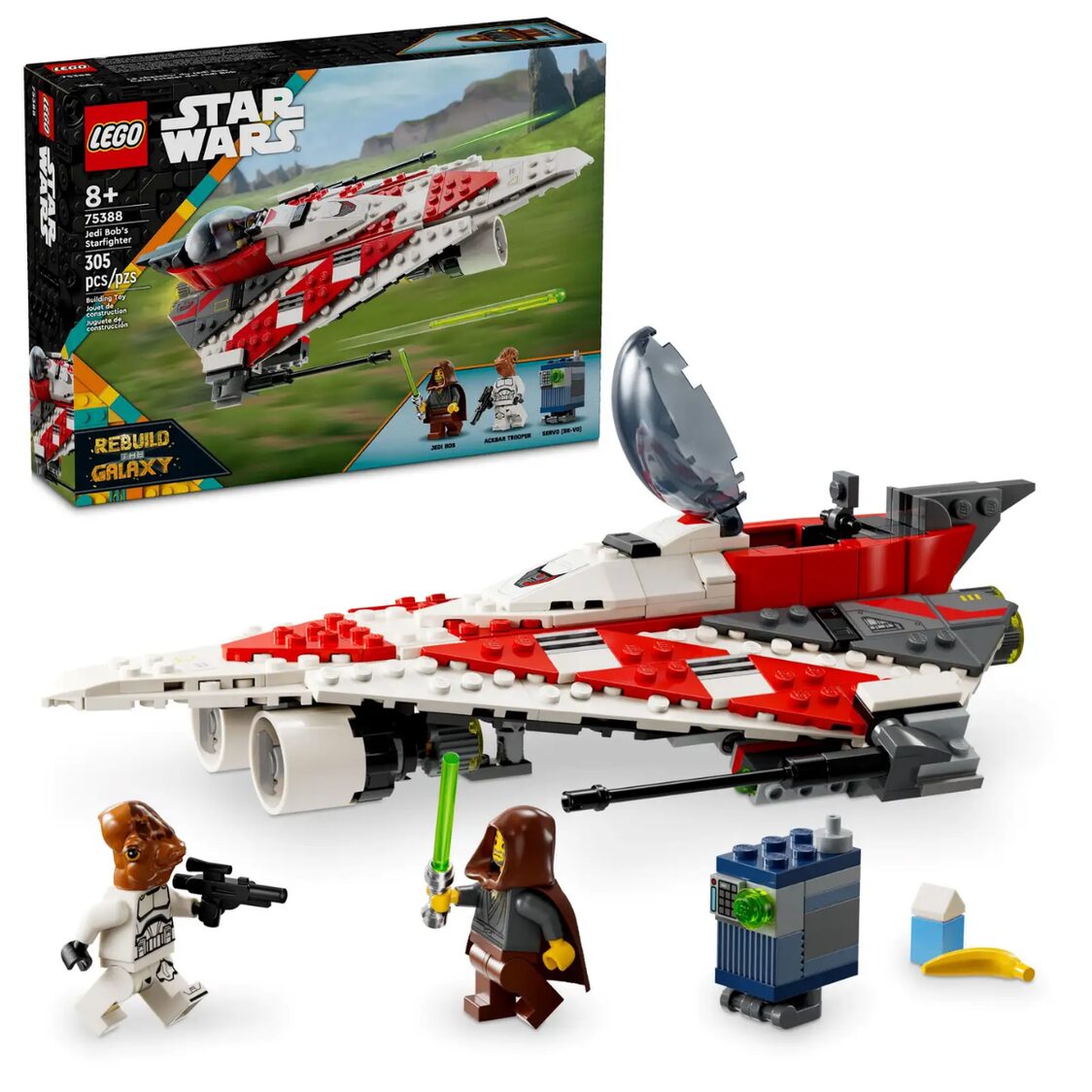 Lego Jedi Bob's Starfighter 75388