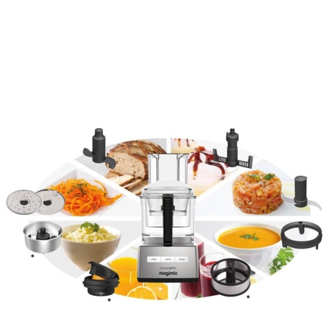 Magimix 5200XL Multifunction Food Processor MGMX185913