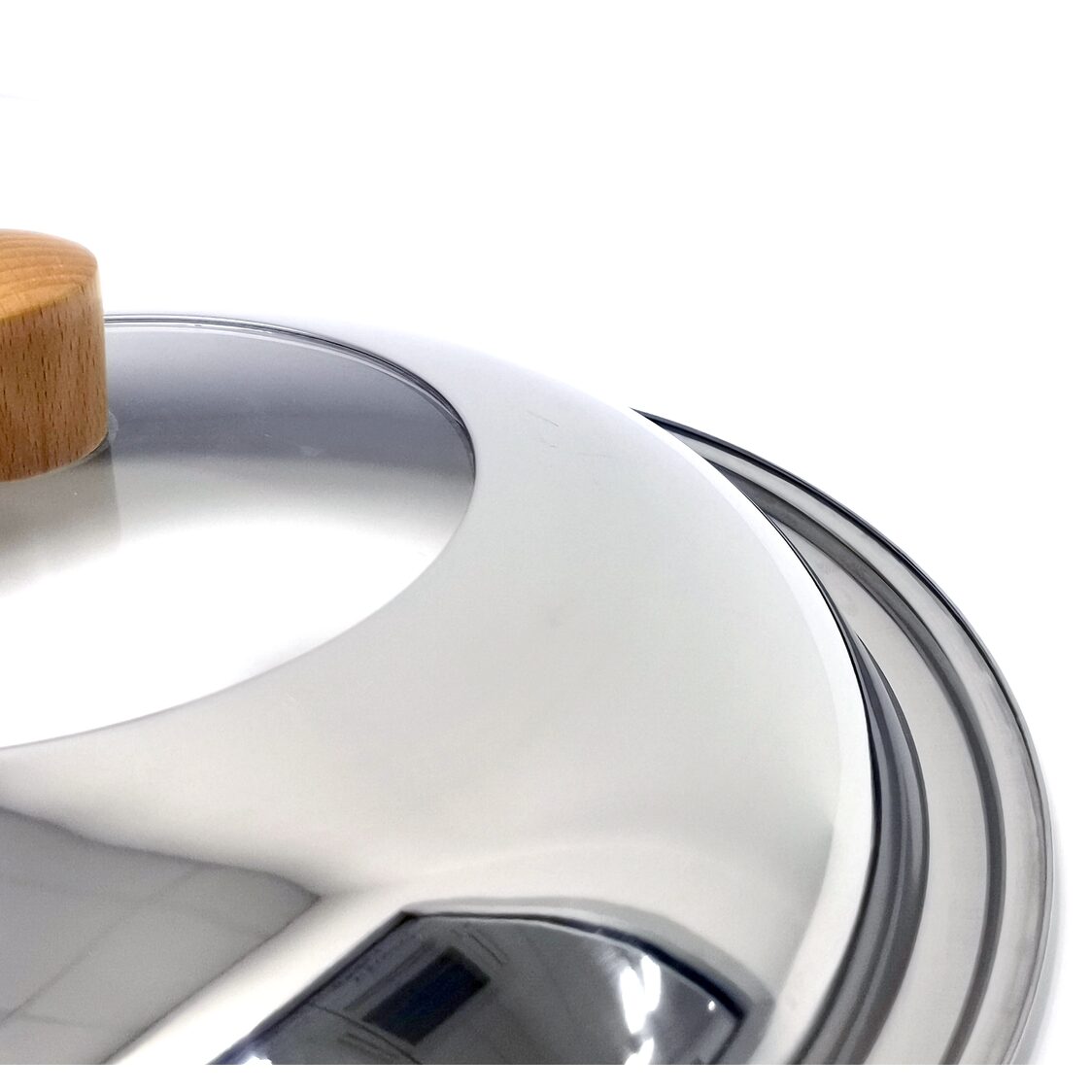 La Gourmet Nitrigan 36cm Semi Glass Stainless Steel Cover LGMCWCI394798