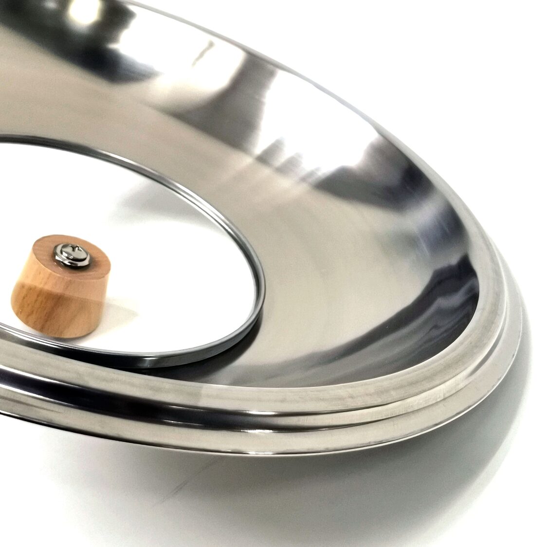 La Gourmet Nitrigan 36cm Semi Glass Stainless Steel Cover LGMCWCI394798