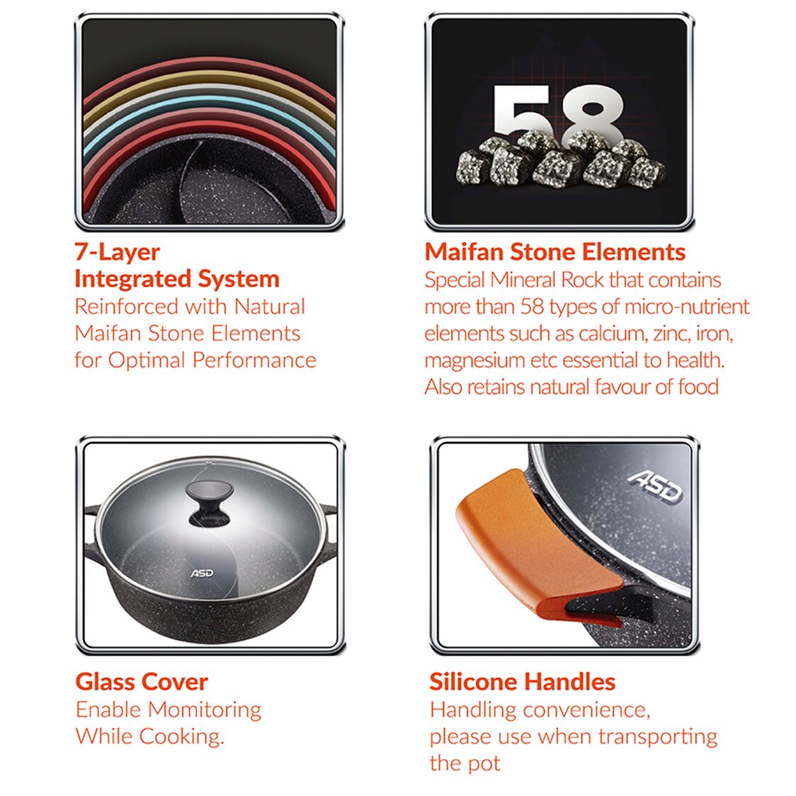 ASD Die Cast IH "Yuan-Yang" Steamboat 30cm (HP30SB)