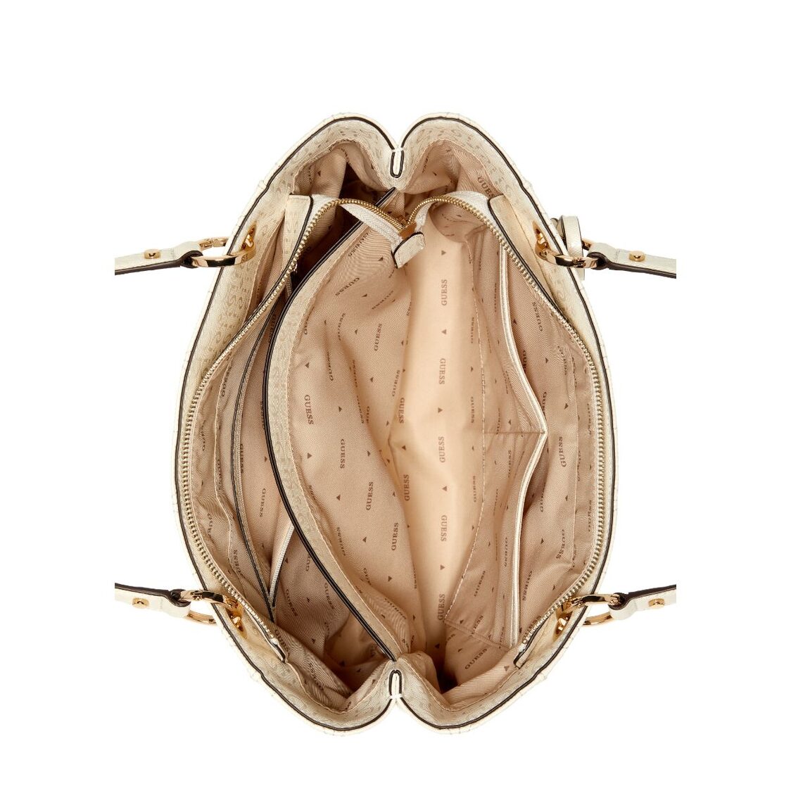 Guess Aldina Noel Tote - Off White