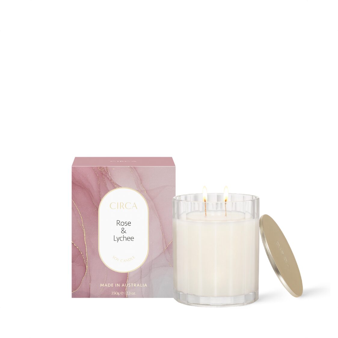Circa Soy Candle 350g - Rose & Lychee