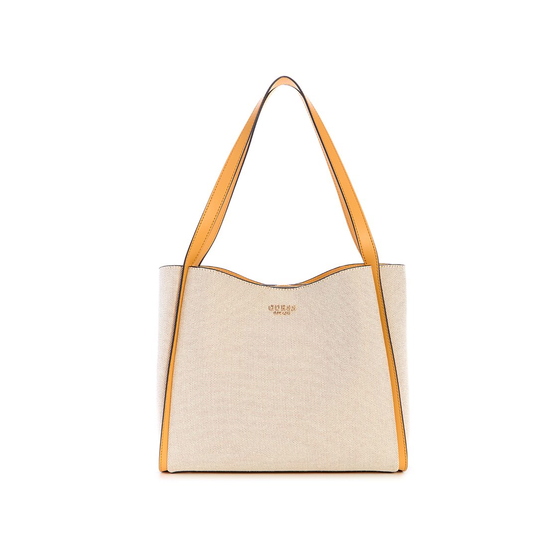 NICOLETTE GIRLFRIEND TOTE,NATURAL/MARIGOLD