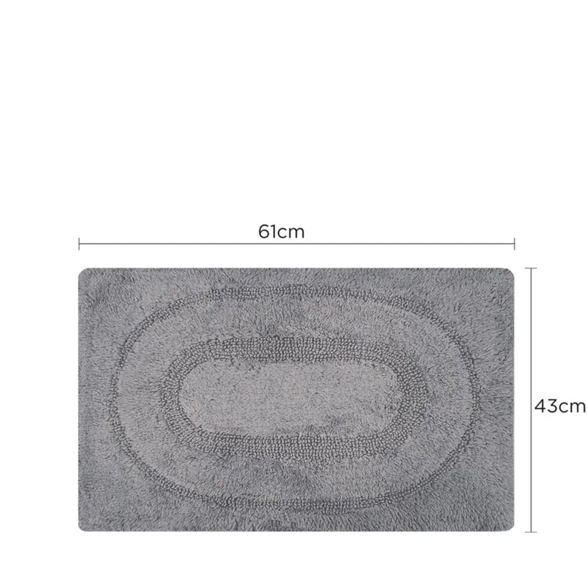 Charles Millen Signature Collection Mie Cotton Tufted Reversible Mat