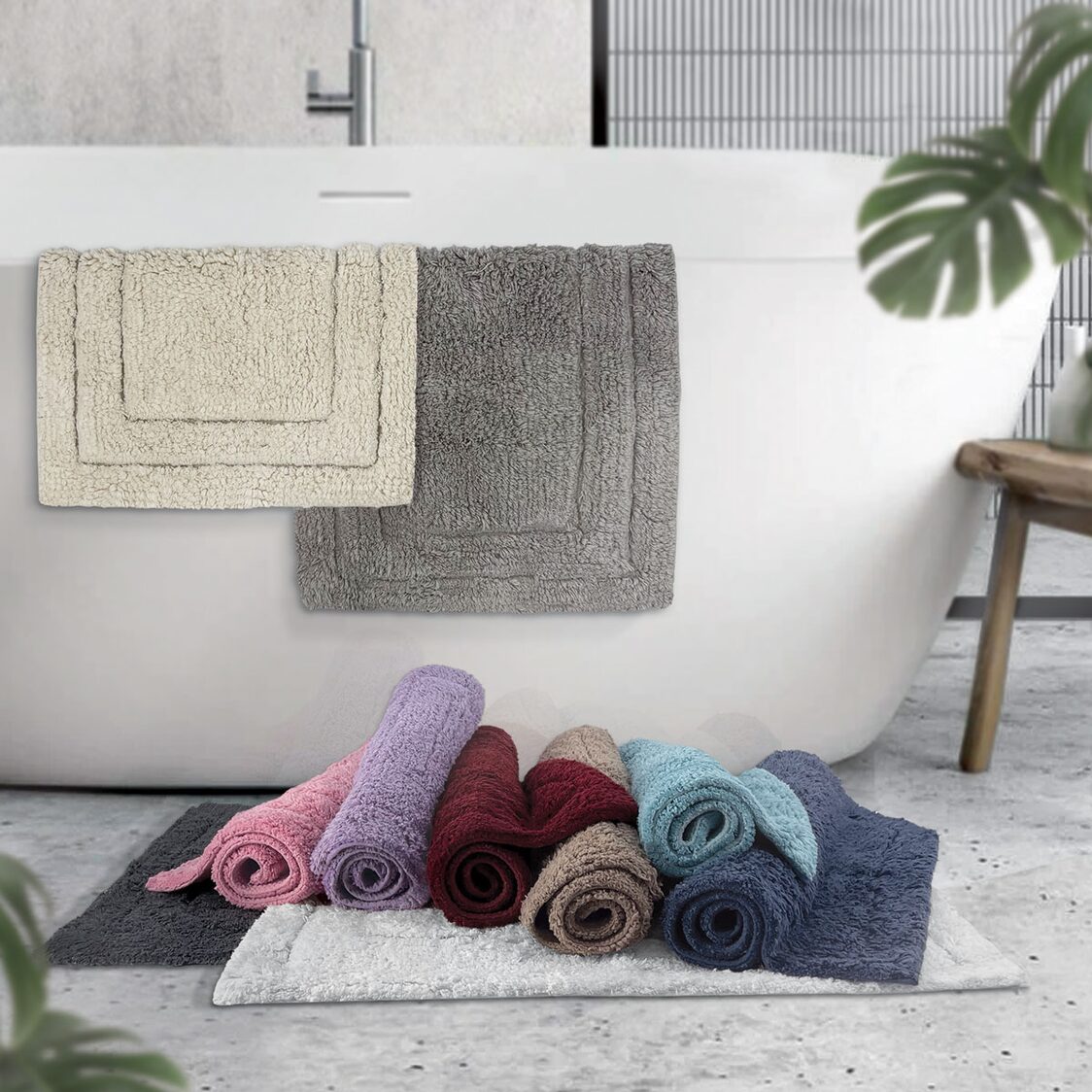 Charles Millen Suite Collection 100% Combed Cotton Classique Terry Mat