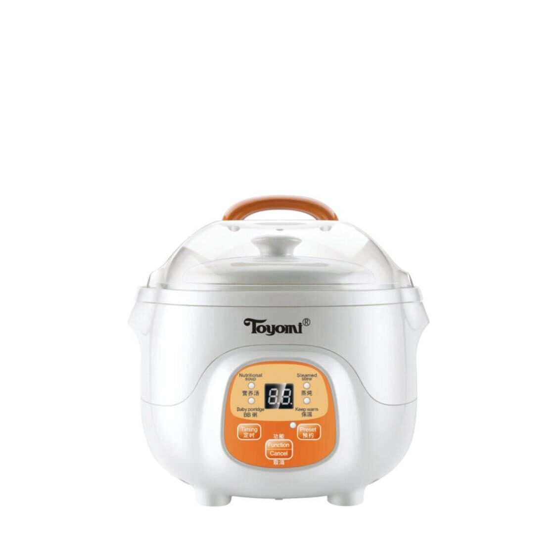 Toyomi SC707 Mini Double Boiler Stew Cooker 0.7L