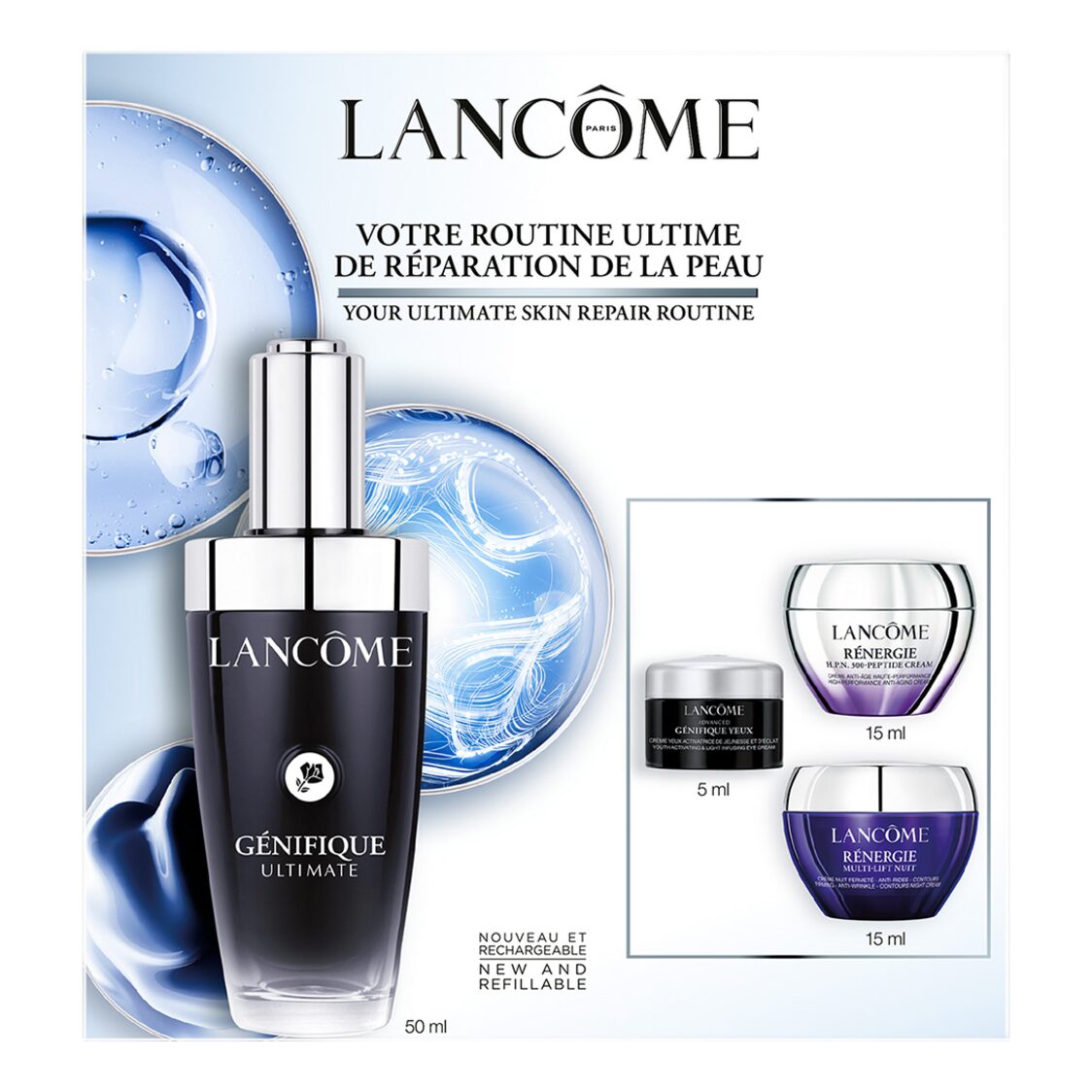 Lancome Génifique Ultimate Serum 50ml Routine Set