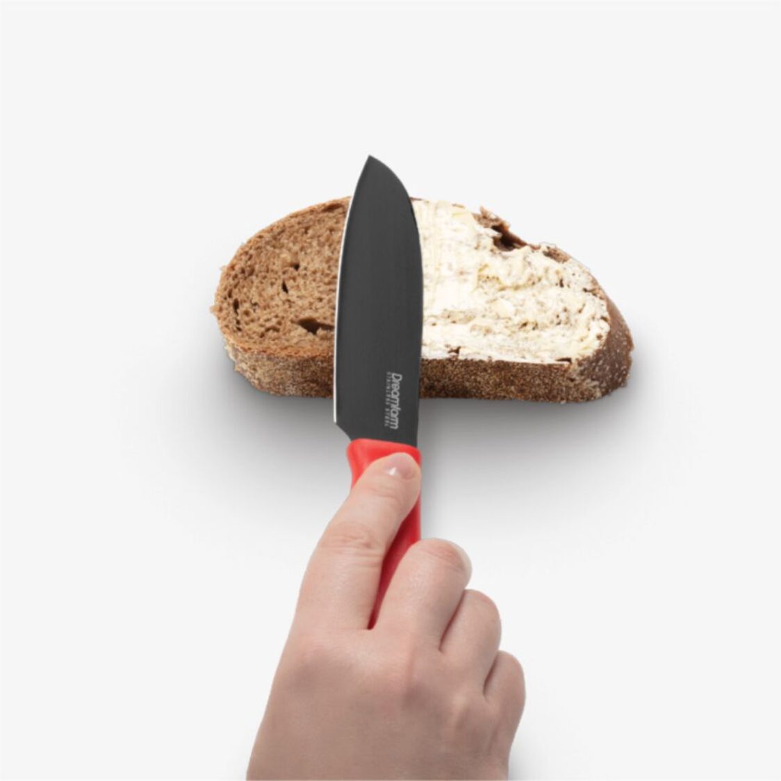 Dreamfarm S/S Spreading Knife Red Kneed