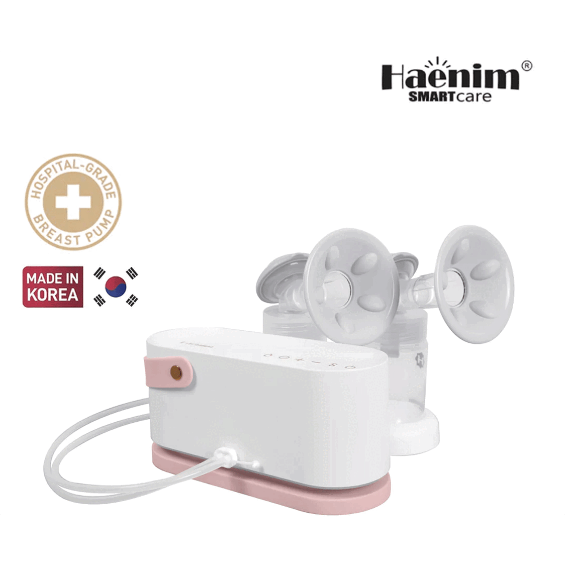 Haenim Nexusfit 7X Breast Pump (White Pink)