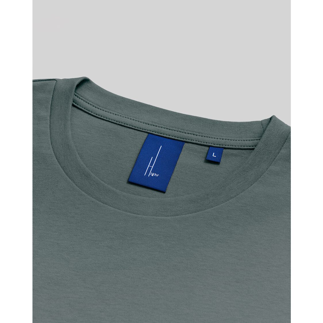 Highr Pima Cotton Tee Sage Green