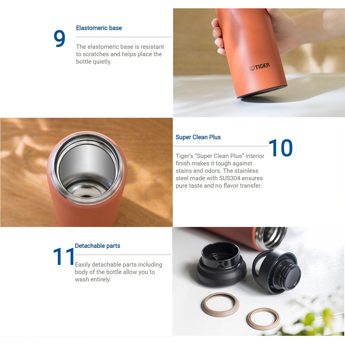 Tiger Anti-Bacterial Double Stainless Steel Carbonated Bottle (MTA-T080)