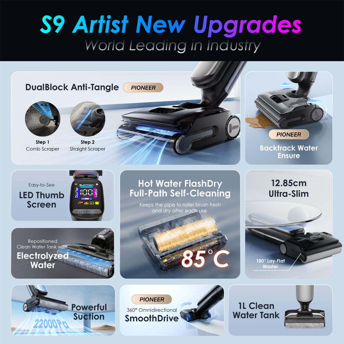 Tineco Floor One S9 Artist - Black