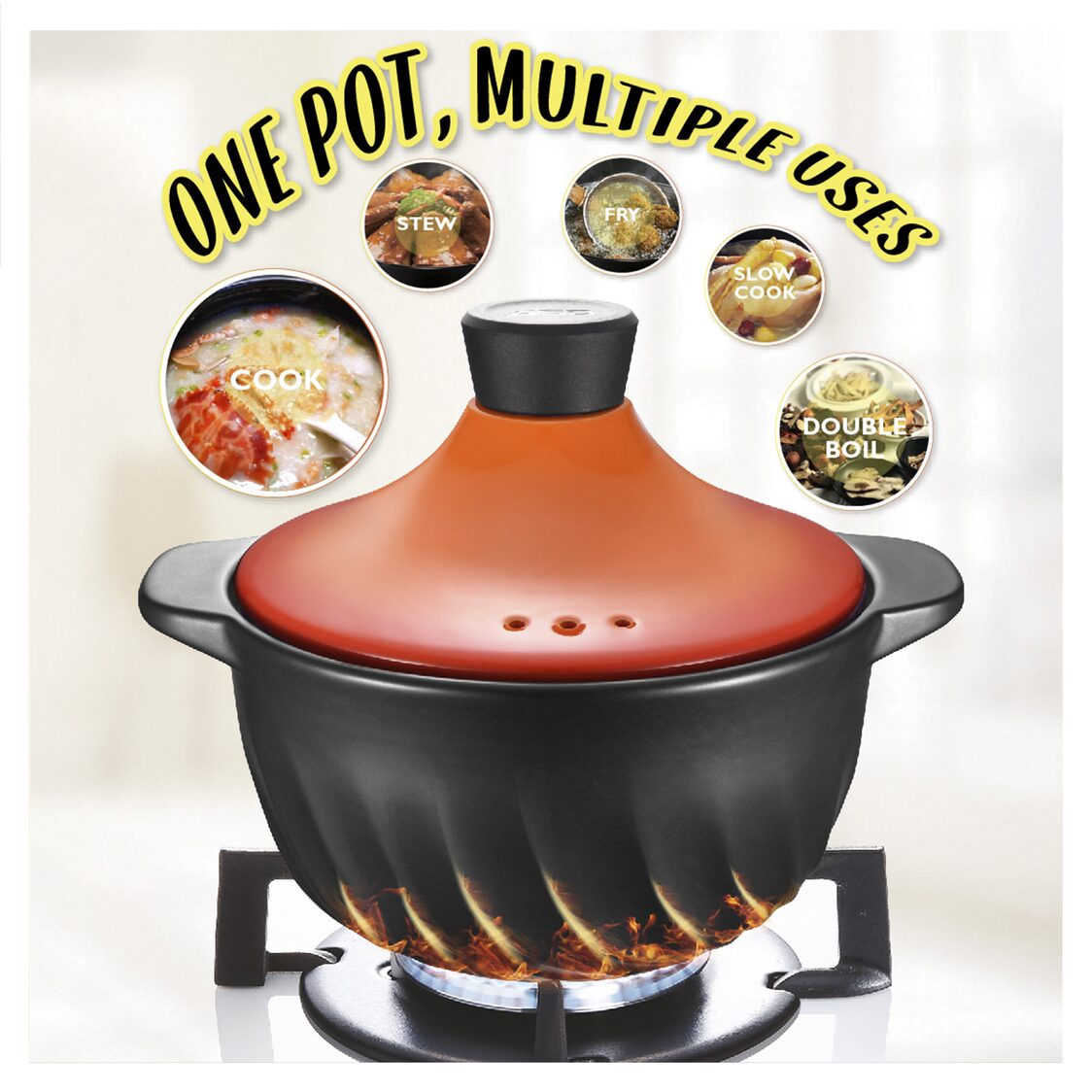 ASD Tornado Claypot Casserole 6L (RXC60D1QH)