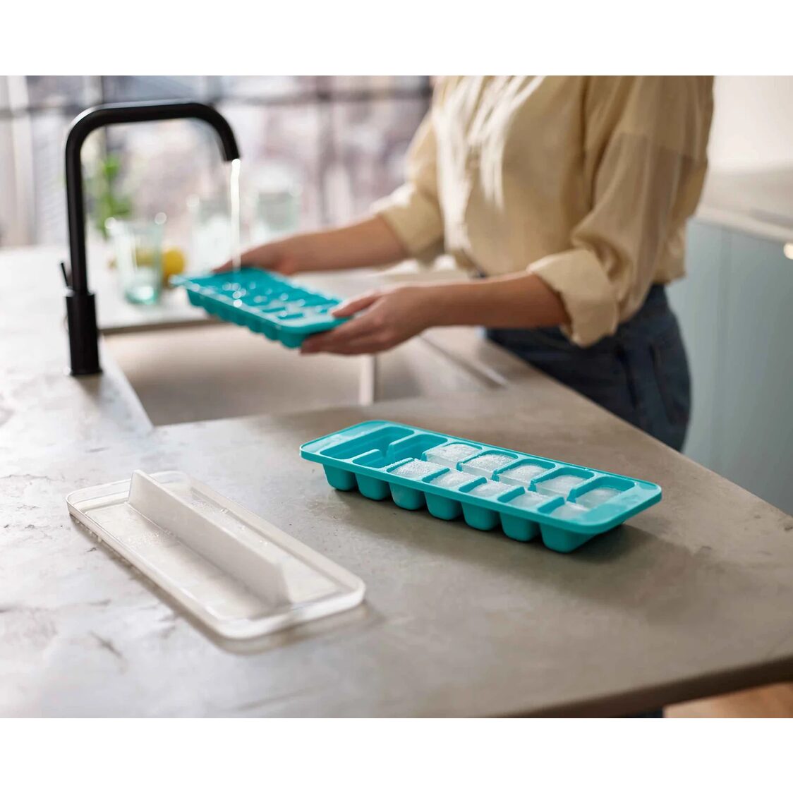 Joseph Joseph Flow Easy-fill Ice-cube Tray - 2pk - 20197