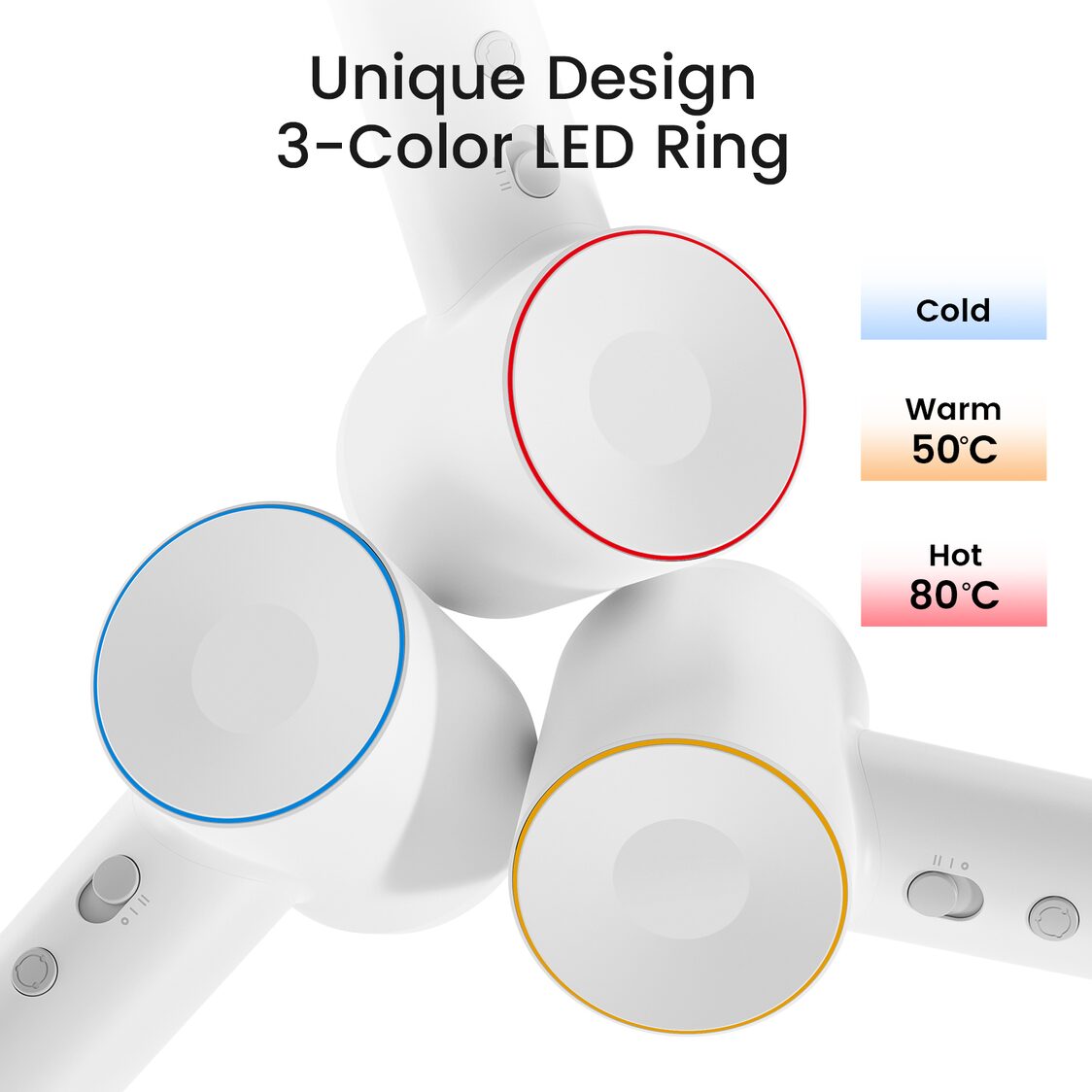 Laifen SE High-speed Hair Dryer Negative Ionic Fast Drying Low Noise Thermo-Control Long Lasting - Blue